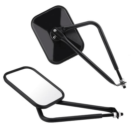 Door-less Shake-proof Side Rear View Mirror for Jeep Wrangler TJ JK JKU CJ 97-17 Qiilu Rectangular Rearview Mirrors Door-less Shake-proof Side Rear View Mirror for Jeep Wrangler TJ JK JKU CJ 97-17 Qiilu Rectangular Rearview Mirrors